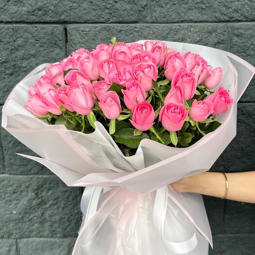 51 роза розовая