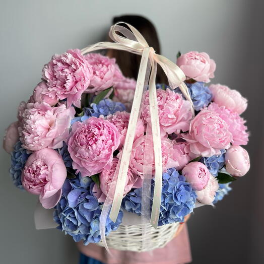 Peonies and hydrangeas
