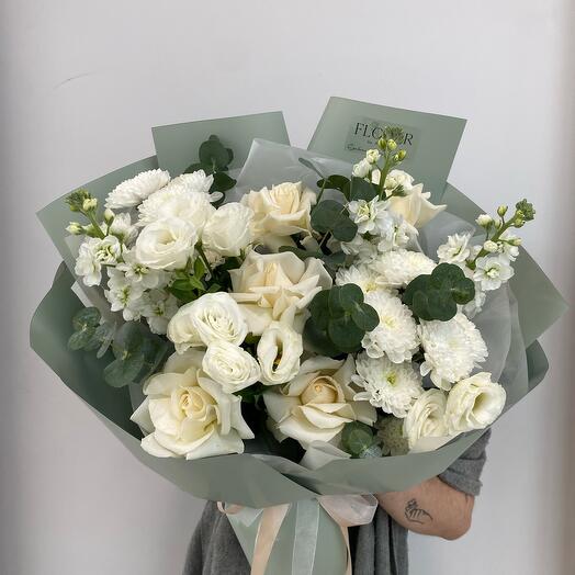 Букет Белоснежка