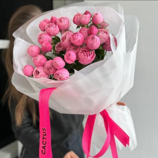 Букет MONO SILVA PINK
