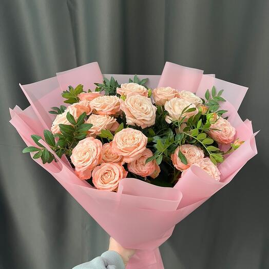 Bouquet con rosas arbustivas Bambastic