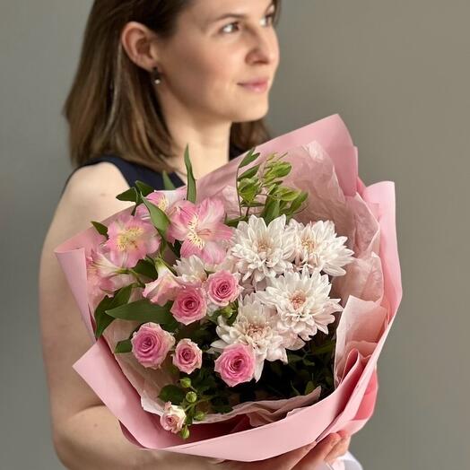 Miniature bouquet in pink C037