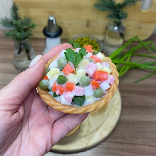 Оливье из мыла