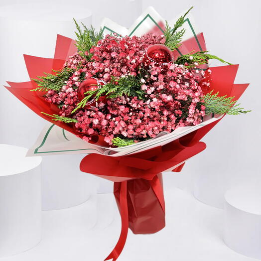 Bouquet of "Christmas Kiss"