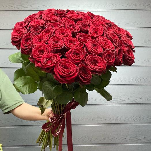 51 красная роза🌹