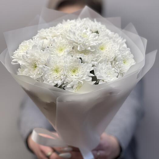 Букет из кустовых хризантем