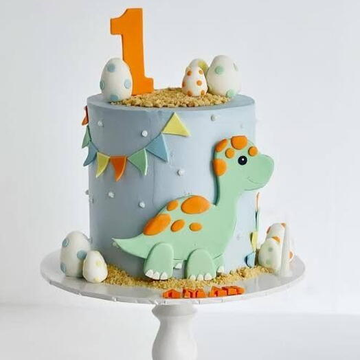 Baby Jurassic Theme Cake-Birthday cake