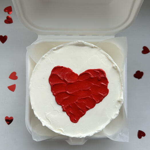 Бенто торт на 14 февраля  «Сердце»