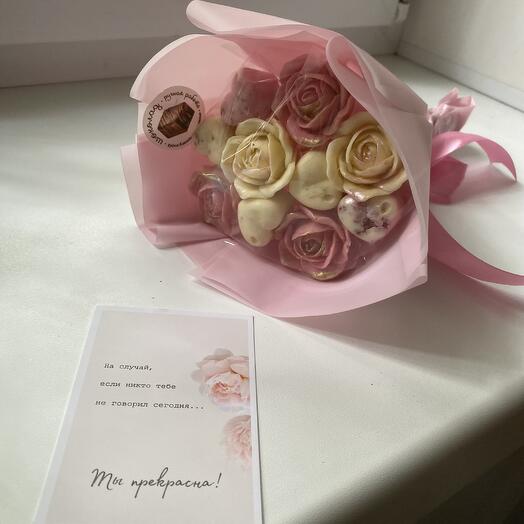 Букет 💐 из шоколадных цветов