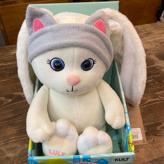 Игрушка зайка-кошка