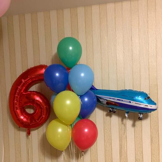 Набор шаров для мальчика на день рождения