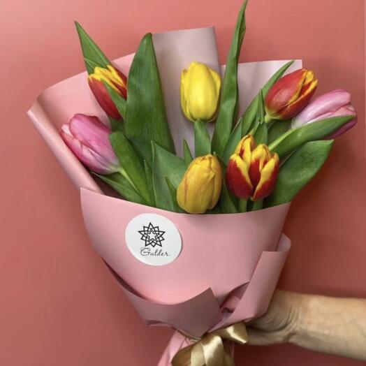 Тюльпаны микс