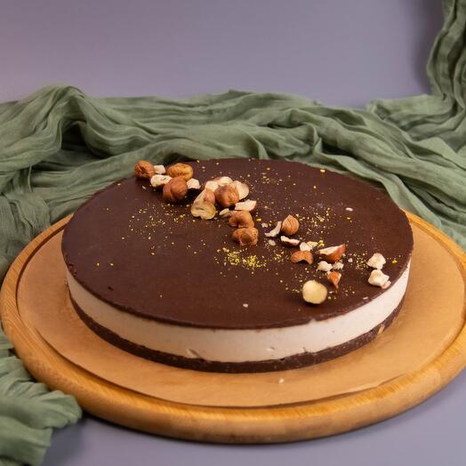 Pastel vegano "leche de pájaro"