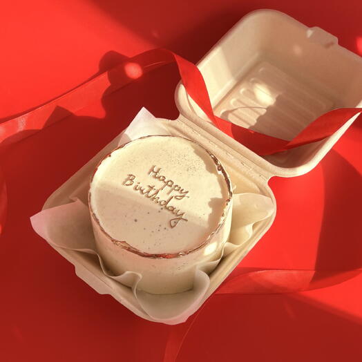 Happy birthday bento cake; gift to girlfriend,sister,brother,mom,grandma,dad,colleague
