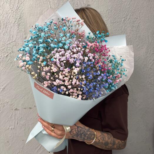 Ramo de gypsophila de color🌿