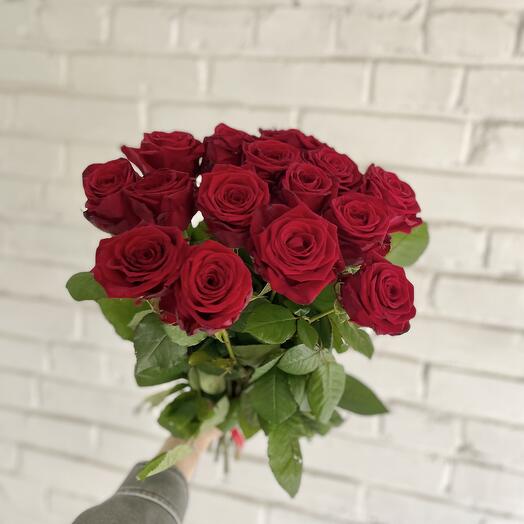 Bouquet of 15 red roses