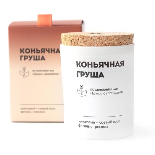 Свеча арома «Коньячная груша» Кантата