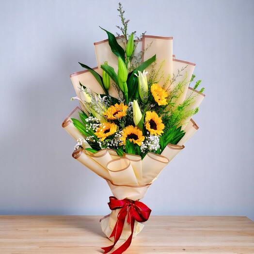 Golden Sunrise Blooms