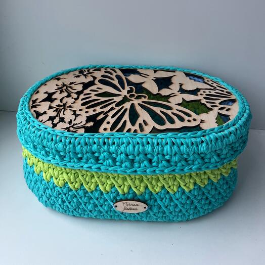 Корзина интерьерная «Бабочки»