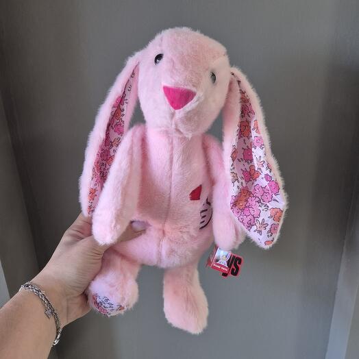 Зайка розовый