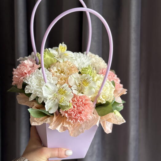 Корзина - сумочка с цветами 🌸