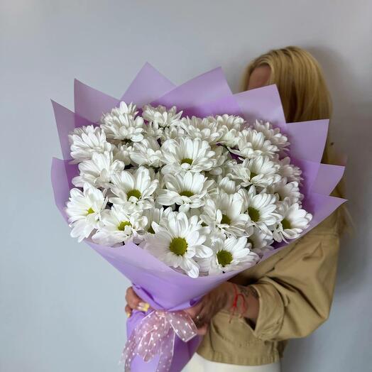 7 нежных хризантем