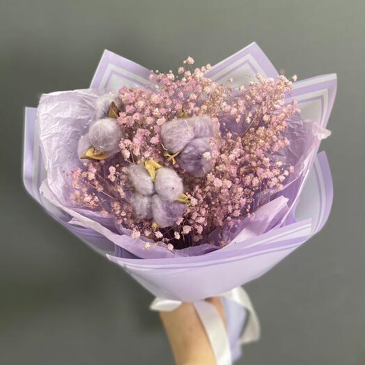 Букет из сухоцветов💜 для учителя