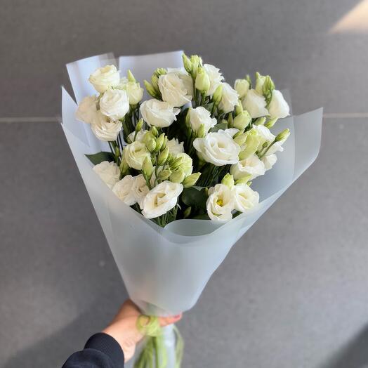 Монобукет из 5 эустом для самой нежной 🌸