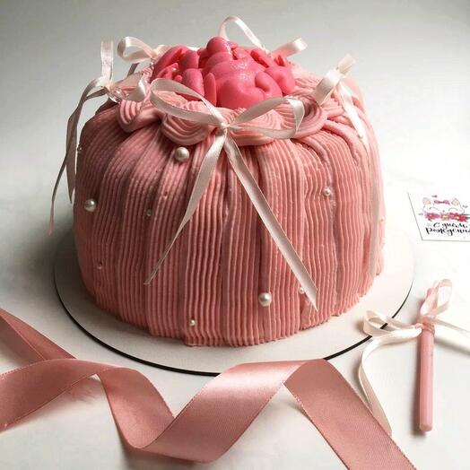 Pistachio raspberry cake