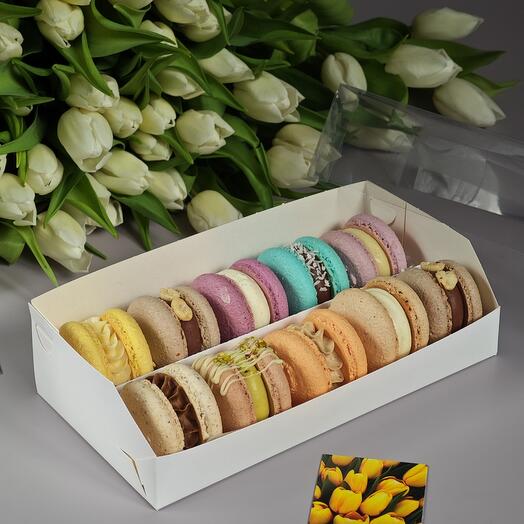 Pasta with a reduced sugar content. Gluten-free dessert. Packing 10 pieces
