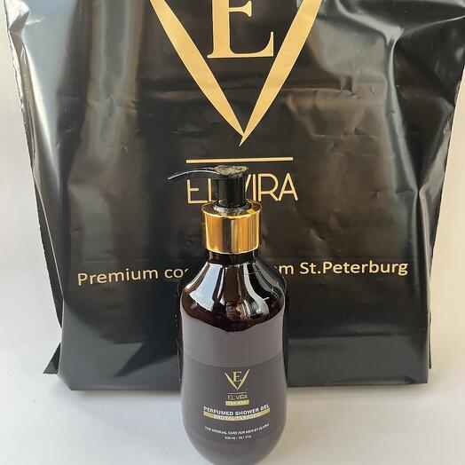 Подарок мужчине гель для душа табак ваниль BRUTAL TABACCO в подарочном фирменном пакете