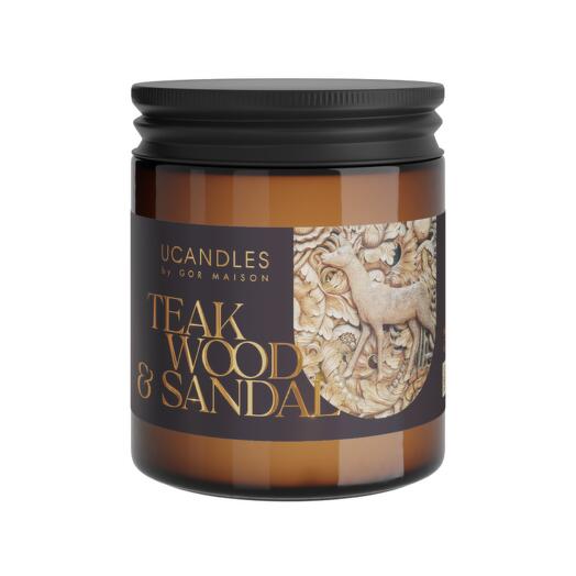 Аромасвеча UCANDLES Teakwood and Sandal