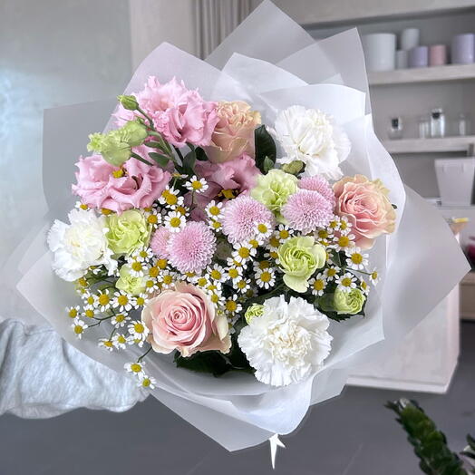 Bukiet mieszany z rumiankiem