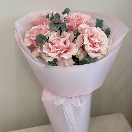 Букет из 5 французских роз