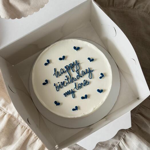 Мини бенто для парня "happy birthday my love"
