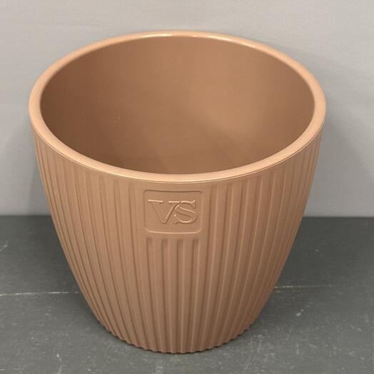 Пластиковый горшок 4,5 л, цвет Инжир