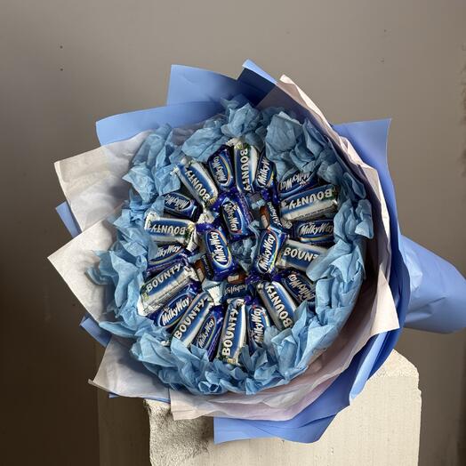 Голубой букет баунти