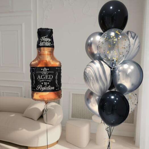 Композиция из шаров "Whisky Party"