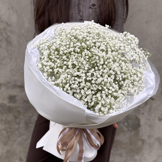 Воздушный букет из гипсофилы 🤍