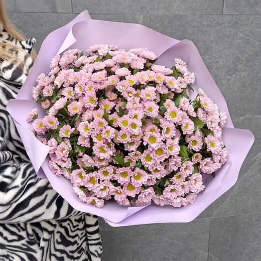 Акция 💜 Пышный букет из 25 веток лавандовой ромашки