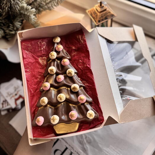 Шоколадная новогодняя ёлочка