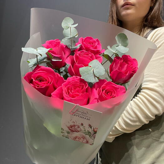 Букет из роз Пинкфлойд 7 💕
