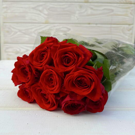 Пачка (10 шт.) Роза одноголовая Ред Наоми 70 см
