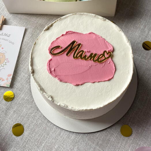 Бенто торт средний 700г «Маме»