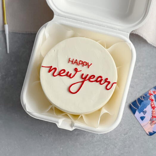 Новогодний бенто-торт «Happy New Year»