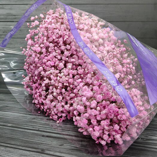 Пачка (25 шт.) Гипсофила Розовая 70 см Арт. Fc01657c