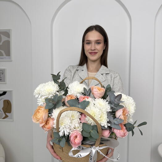 Кашпо "Цветочный ритм M"