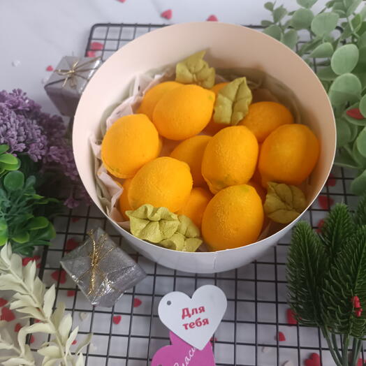 Коробка Зефира Лимончики