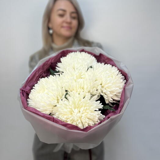 Букет из больших хризантем N50443