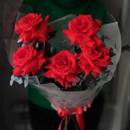 Букет французских роз Nina "Дела сердечные"